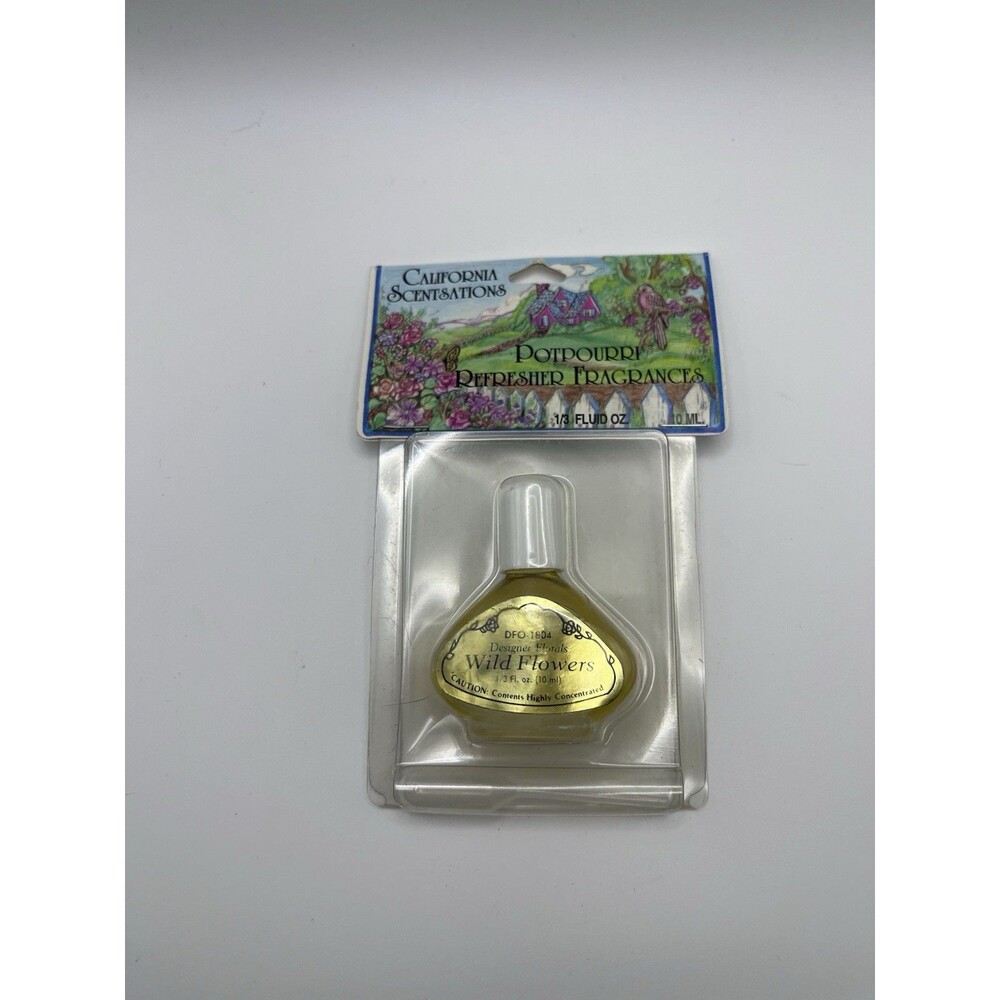 Vintage 1988 California Scentsations Wild Flowers potpourri refresher fragrance